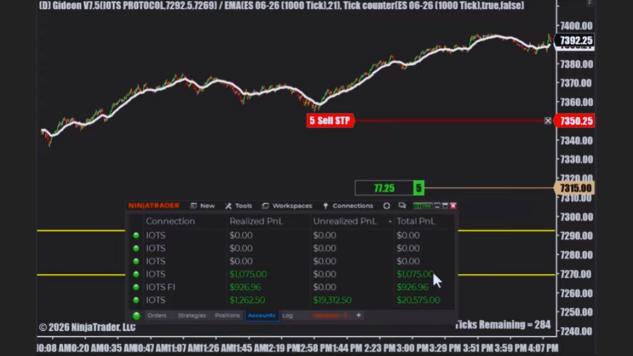 Gideon NinjaTrader Execution Engine Add-on