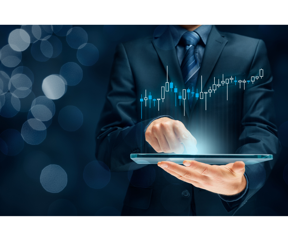 A focused trader analyzing a single chart setup on screen, symbolizing consistency in ES Futures trading strategy.